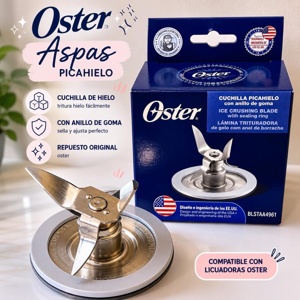 Cuchilla (Aspa) Diafragma Para Licuadora Oster