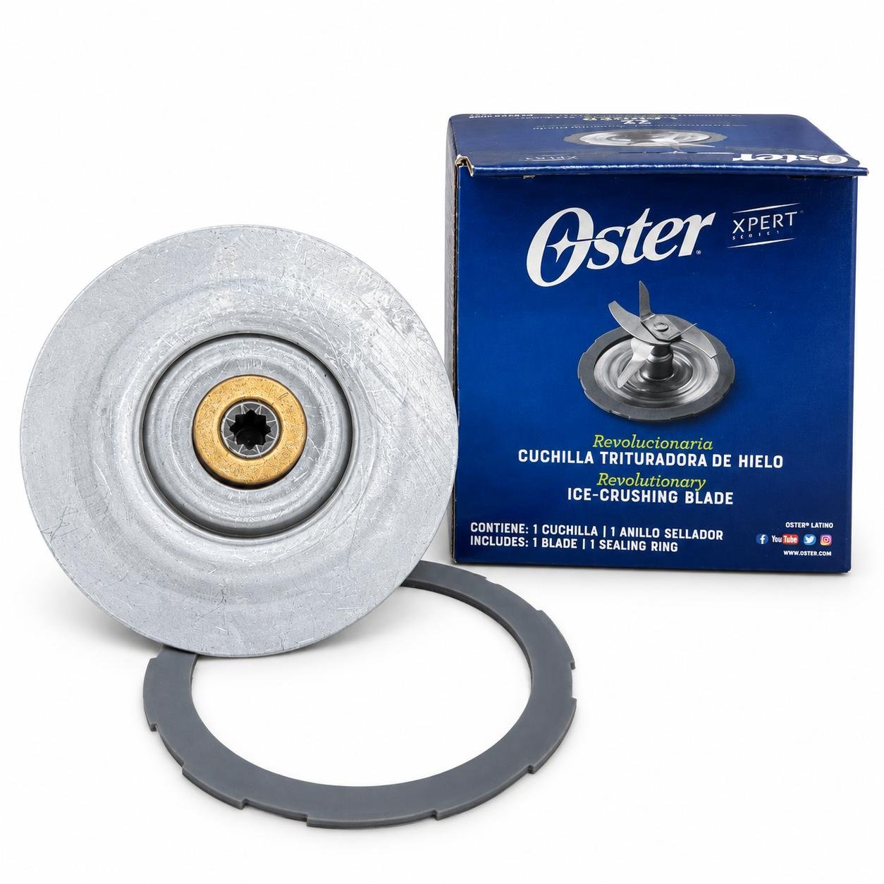 Cuchilla (Aspa) Trituradora de Hielo Original Oster Xpert - Modelo BLSTAA3092 - Imagen 2